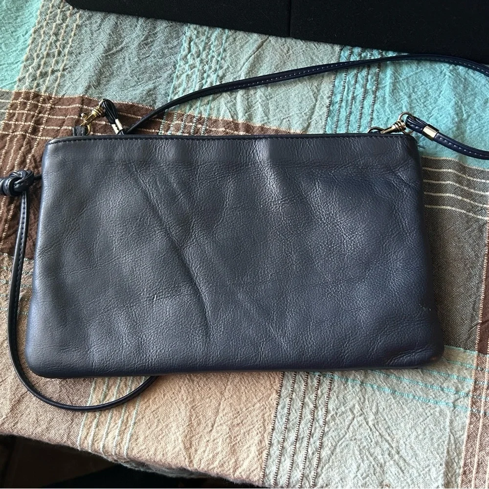 Juliette Leather Crossbody Clutch Bag